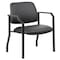 Officesource OS Big & Tall Collection Guest Chair with Arms and Black Frame 59052FPABK - alternate 2